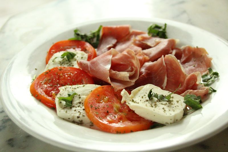 Caprese Salad fresh mozzarella Papa Ginos